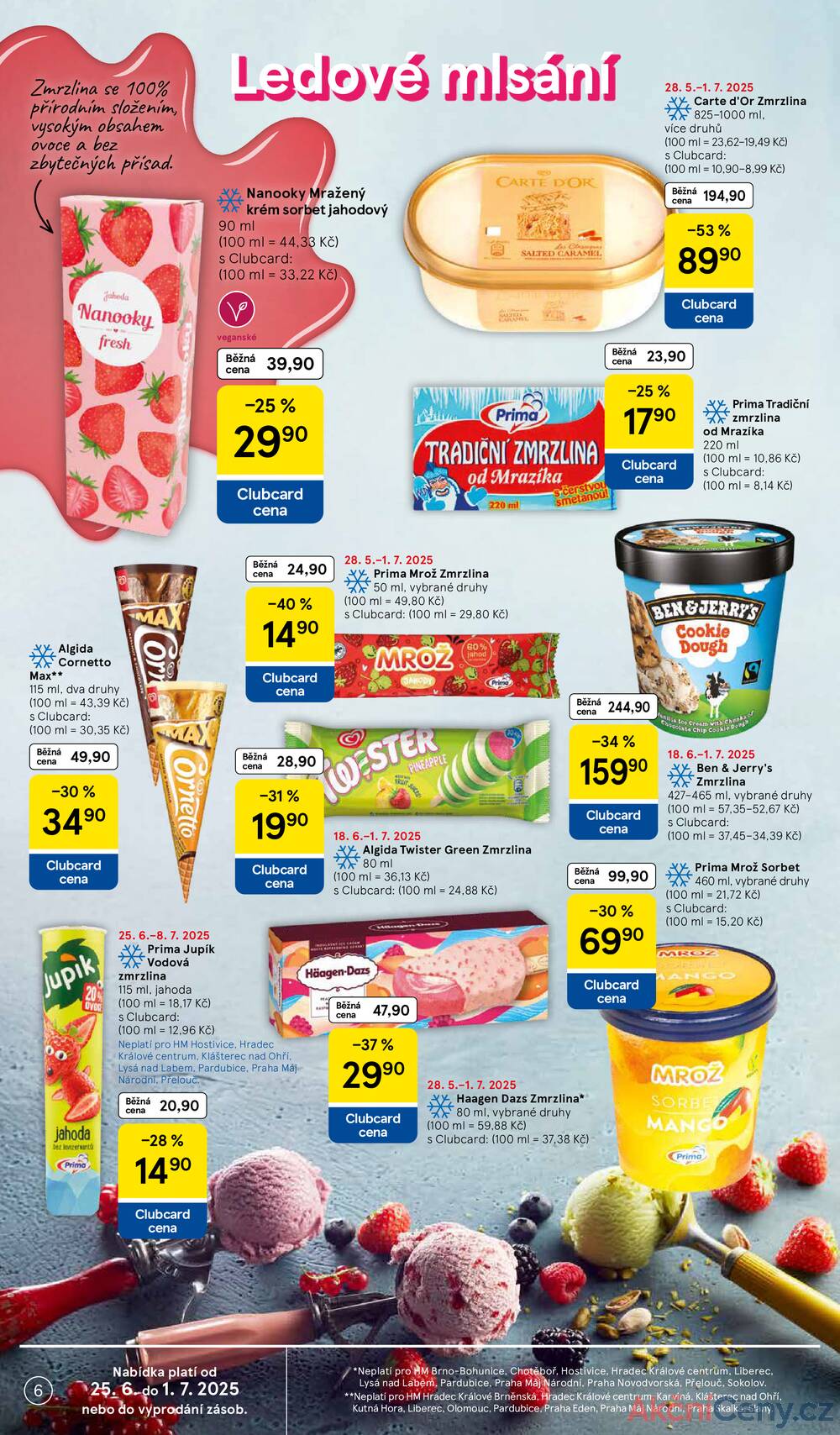 Leták Tesco - Tesco malé hypermarkety od 25.6. do 1.7.2025 - strana 6 Leták Tesco - Tesco malé hypermarkety od 25.6. do 1.7.2025 - strana 6
