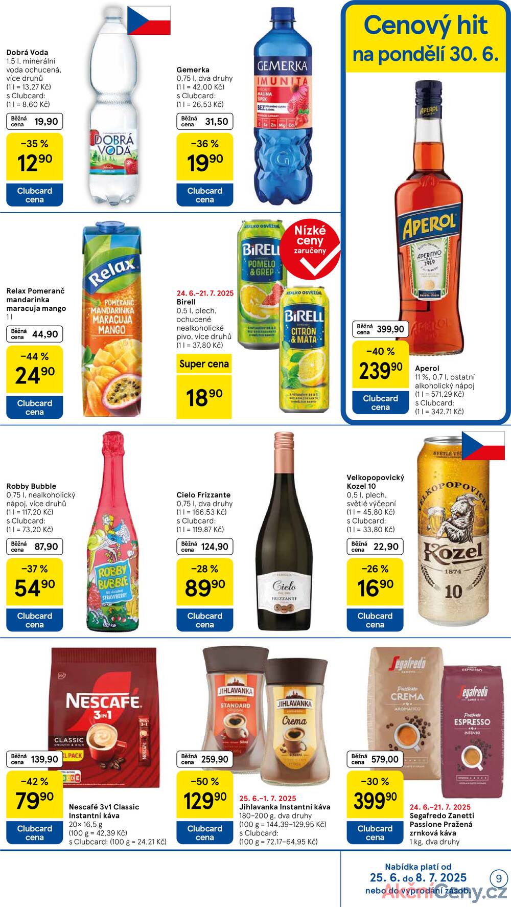 Leták Tesco - Tesco malé hypermarkety od 25.6. do 1.7.2025 - strana 9 Leták Tesco - Tesco malé hypermarkety od 25.6. do 1.7.2025 - strana 9