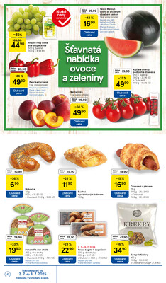 Tesco supermarkety od 2.7. do 8.7.2025