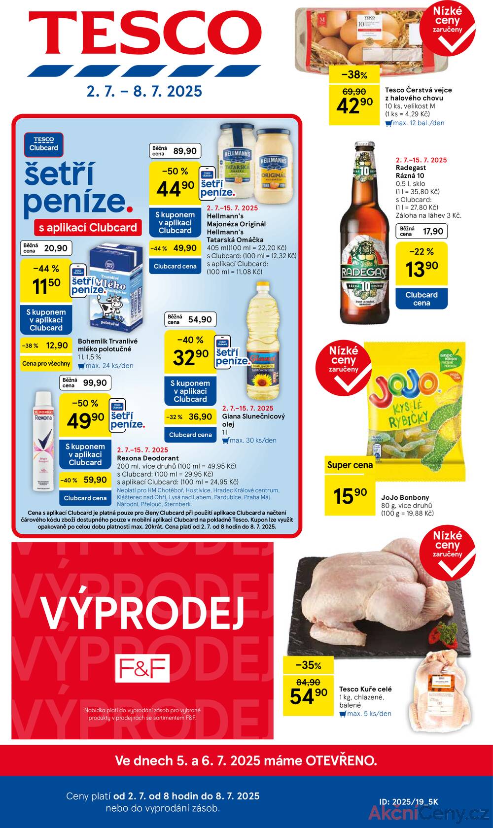 Leták Tesco - Tesco malé hypermarkety od 2.7. do 8.7.2025 - strana 1