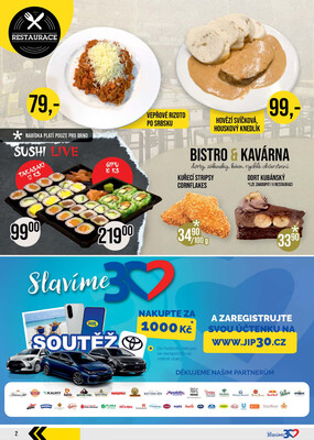 JIP Cash & Carry Brno, Praha, Ostrava od 25.6. do 1.7.2025