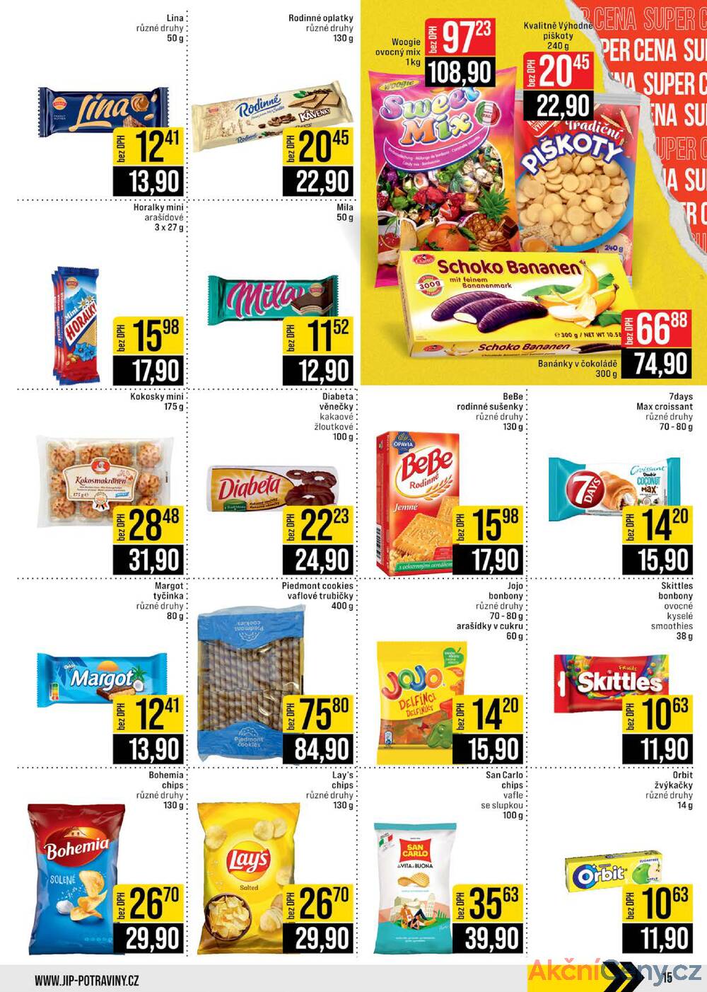 Leták JIP - JIP Cash & Carry České Budějovice, Most, Náchod, Polička, Sušice a Svoboda nad Úpou od 25.6. do 1.7.2025 - strana 15