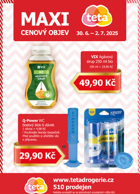 leták Teta drogerie