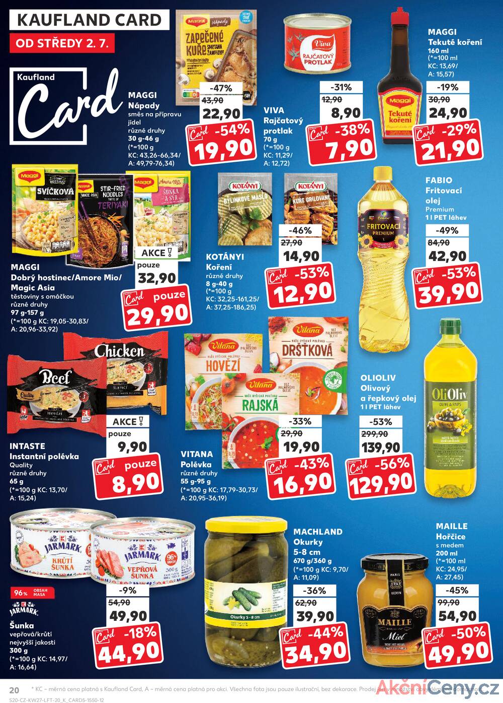 Leták Kaufland - Kaufland 2.7. - 8.7. - Kaufland - Čáslav - strana 20