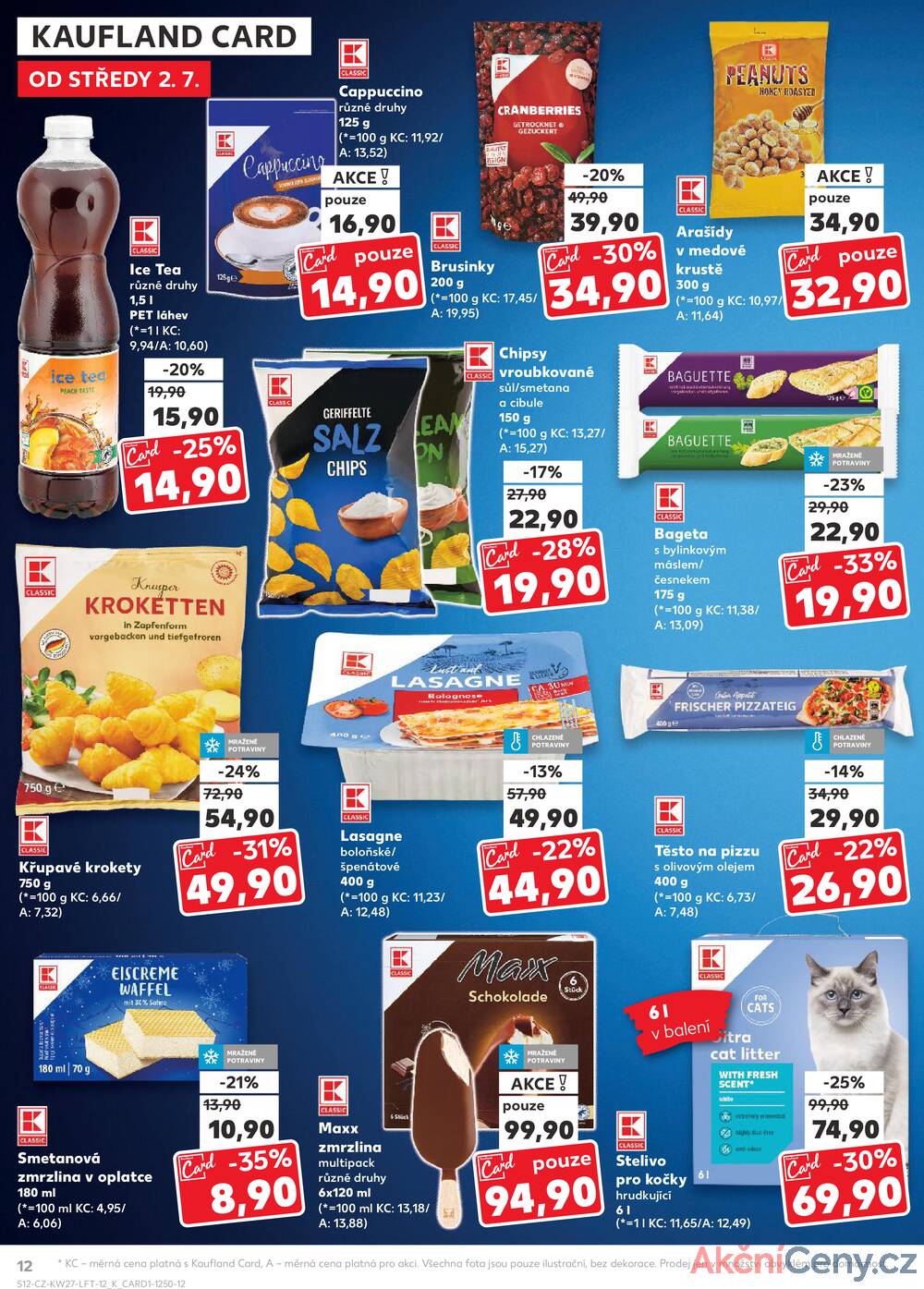 Leták Kaufland - Kaufland 2.7. - 8.7. - Kaufland - Praha 6 (Podbaba) - strana 12