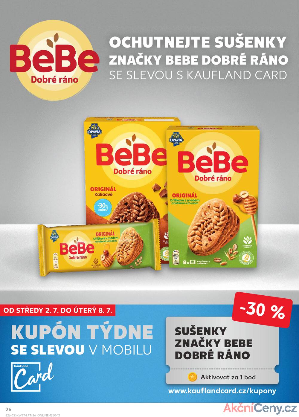 Leták Kaufland - Kaufland 2.7. - 8.7. - Kaufland - Praha 6 (Podbaba) - strana 26