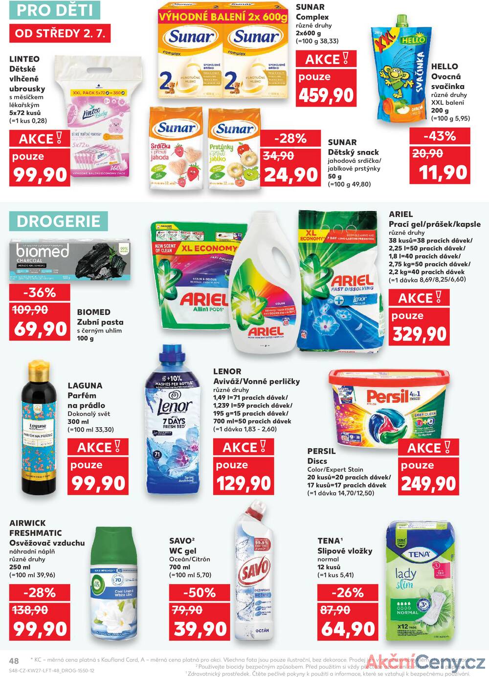 Leták Kaufland - Kaufland 2.7. - 8.7. - Kaufland - Praha 12 (Modřany) - strana 48