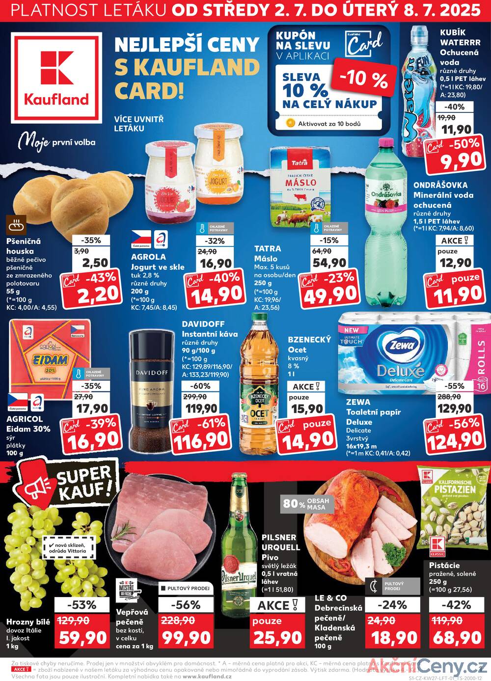 Leták Kaufland - Kaufland 2.7. - 8.7. - Kaufland - Kopřivnice - strana 1