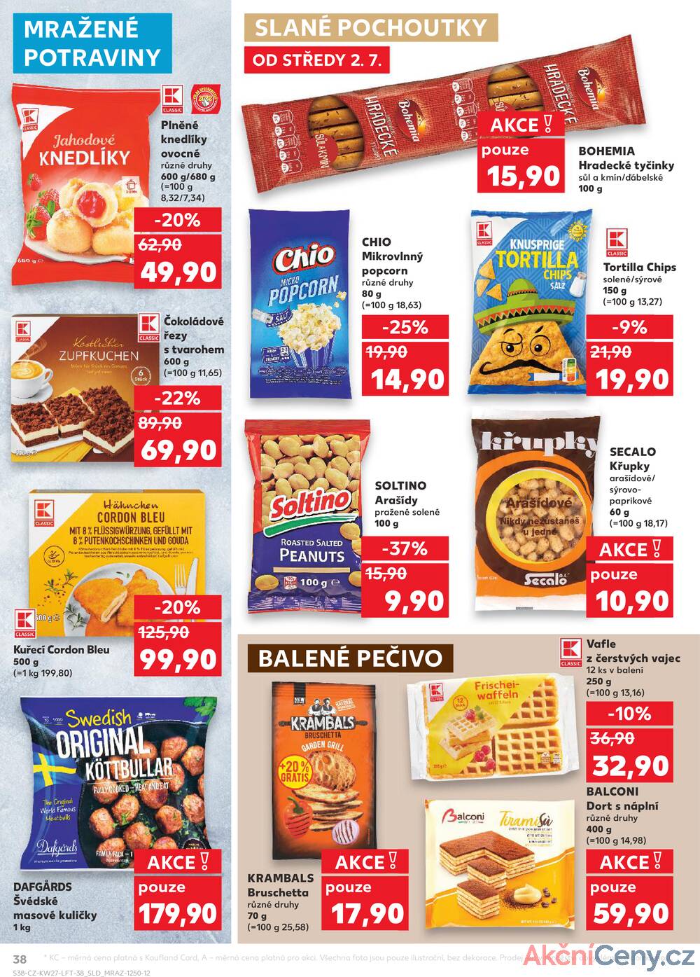 Leták Kaufland - Kaufland 2.7. - 8.7. - Kaufland - Havířov (U Stadionu) - strana 38