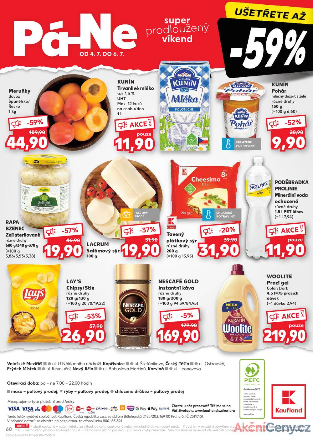 Leták Kaufland - Kaufland 2.7. - 8.7. - Kaufland - Valašské Meziříčí - strana 60