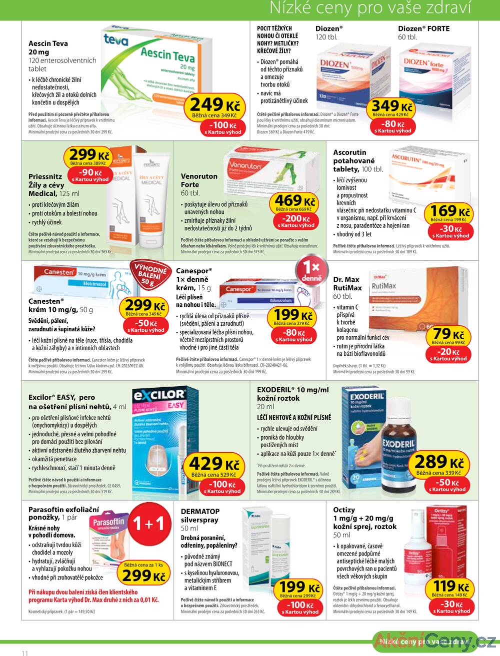 Leták Dr.Max - Dr.Max od 1.7. do 31.8.2025 - strana 11