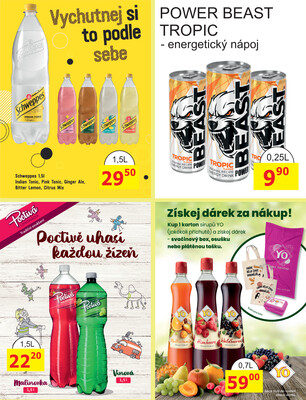 BENE Nápoje od 1.7. do 31.7.2025