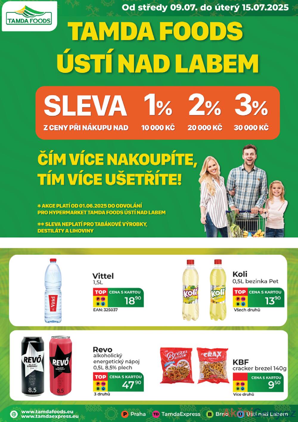 Leták Tamda Foods - Tamda Foods od 9.7. do 15.7.2025 - strana 1 Leták Tamda Foods - Tamda Foods od 9.7. do 15.7.2025 - strana 1