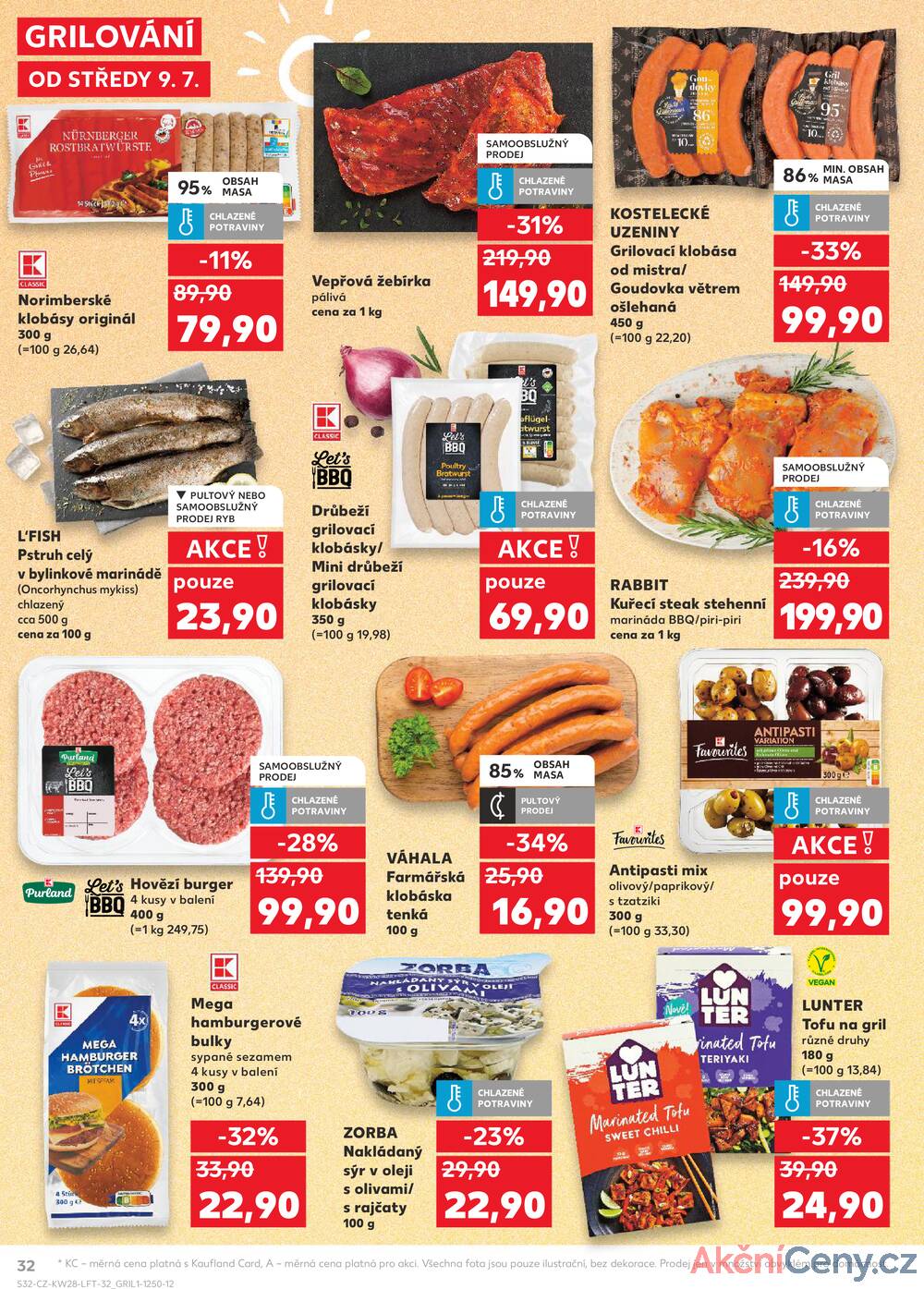 Leták Kaufland - Kaufland 9.7. - 15.7. - Kaufland - Hodonín (Konečná) - strana 32