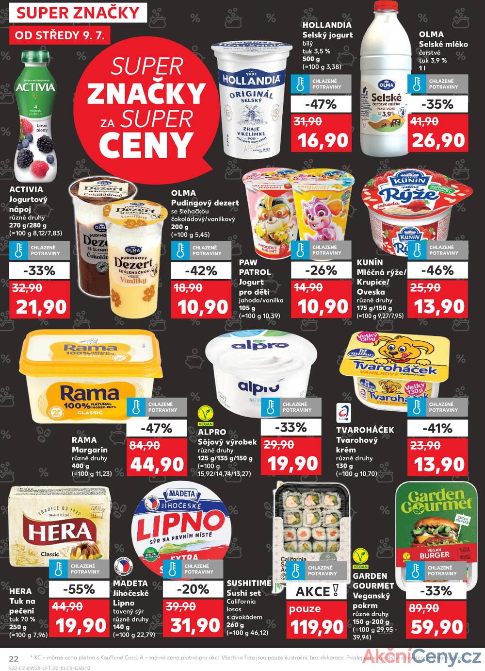 Leták Kaufland - Kaufland 9.7. - 15.7. - Kaufland - Sokolov - strana 22