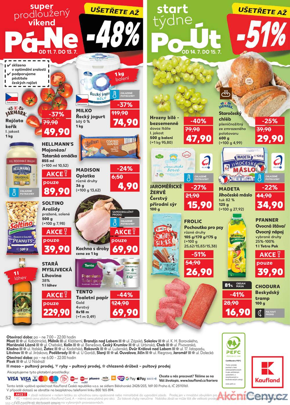 Leták Kaufland - Kaufland 9.7. - 15.7. - Kaufland - Kolín - strana 52