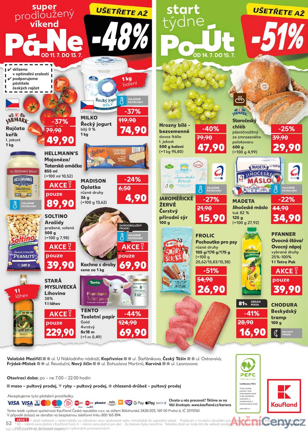 Leták Kaufland - Kaufland 9.7. - 15.7. - Kaufland - Český Těšín - strana 52