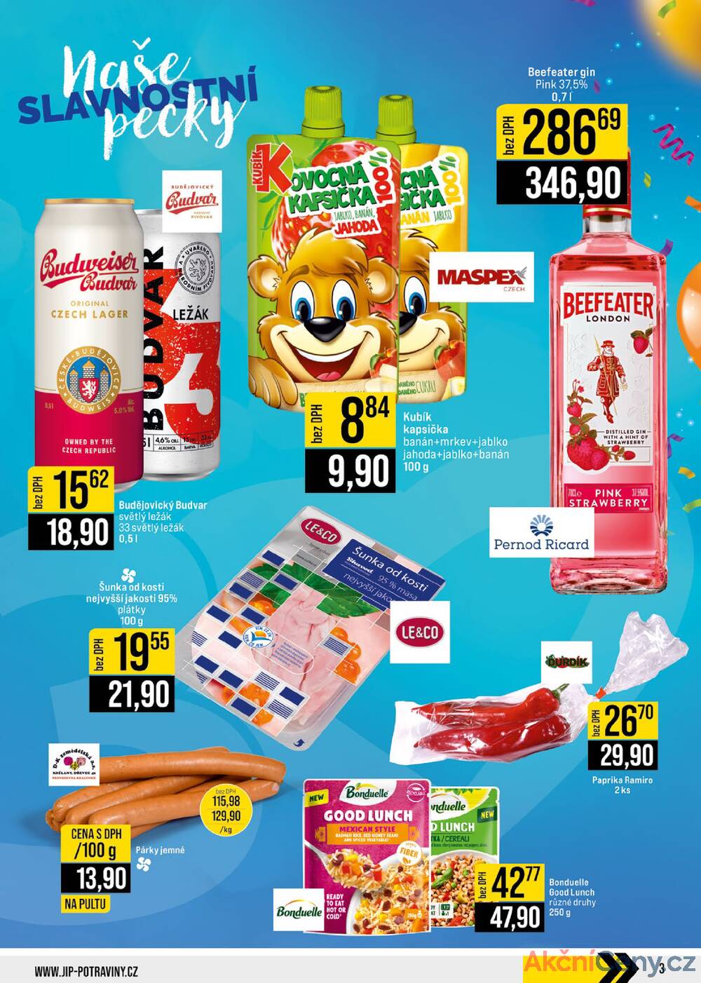 Leták JIP - JIP Cash & Carry Jilemnice, Pardubice, Ostrava, Karlovy Vary, Olomouc a Zlín od 9.7. do 15.7.2025 - strana 3 Leták JIP - JIP Cash & Carry Jilemnice, Pardubice, Ostrava, Karlovy Vary, Olomouc a Zlín od 9.7. do 15.7.2025 - strana 3