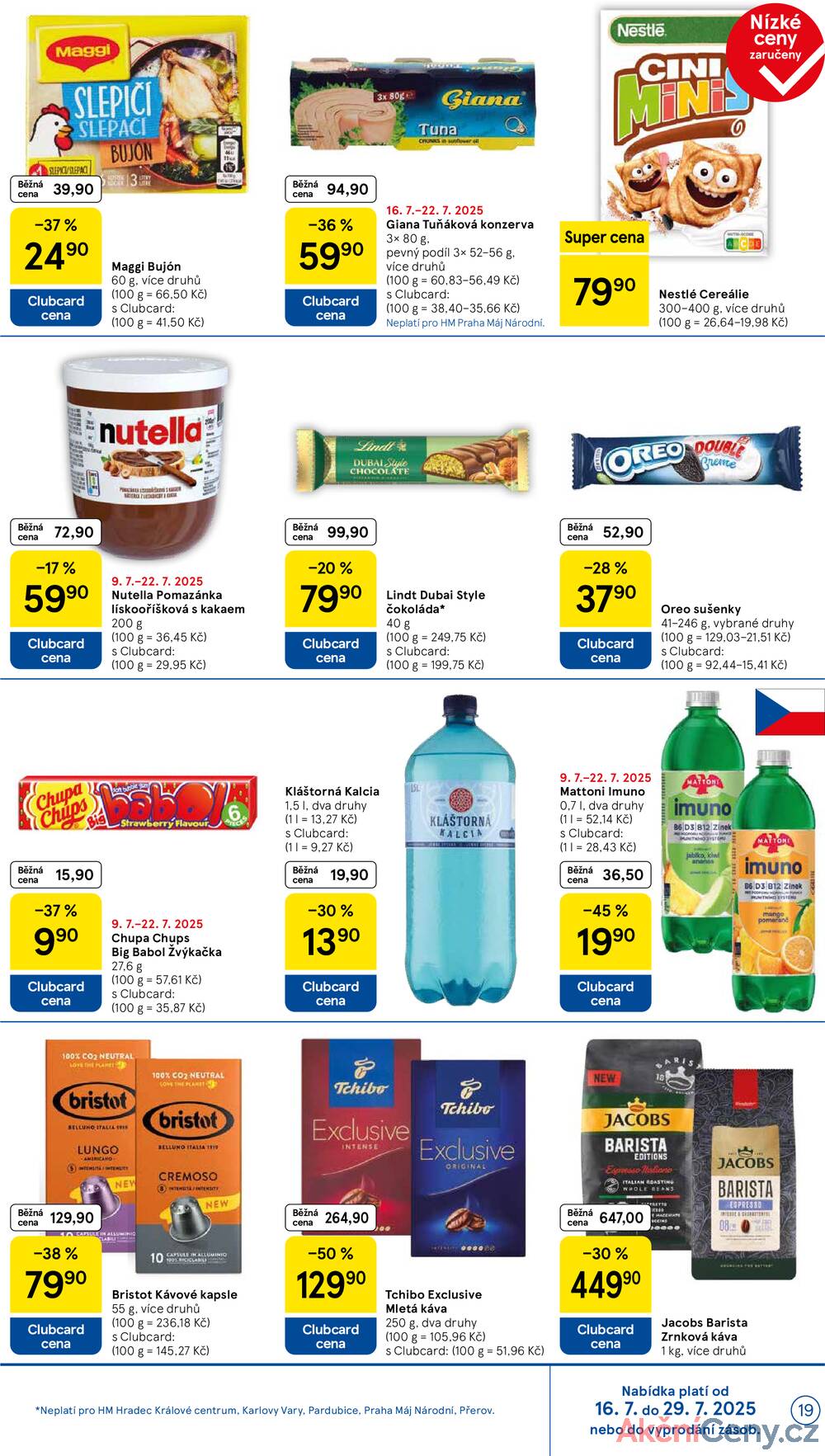 Leták Tesco - Tesco malé hypermarkety od 16.7. do 22.7.2025 - strana 19 Leták Tesco - Tesco malé hypermarkety od 16.7. do 22.7.2025 - strana 19