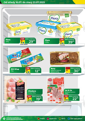 Tamda Foods od 16.7. do 22.7.2025