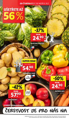 Lidl Čtvrtek od 17.7. do 20.7.2025