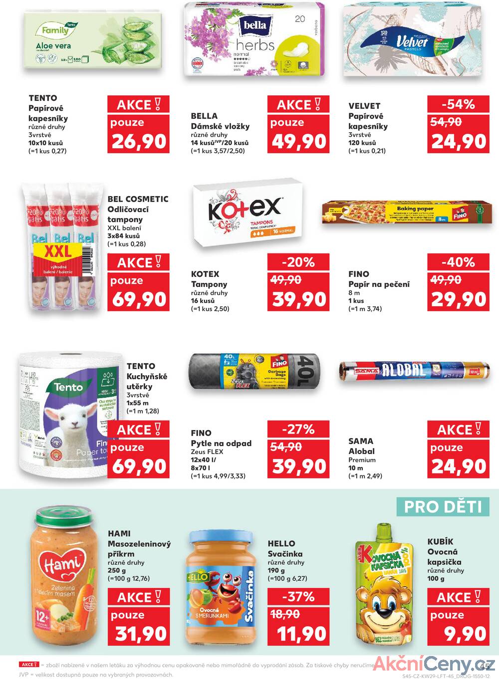 Leták Kaufland - Kaufland 16.7. - 22.7. - Kaufland - Třeboň - strana 45