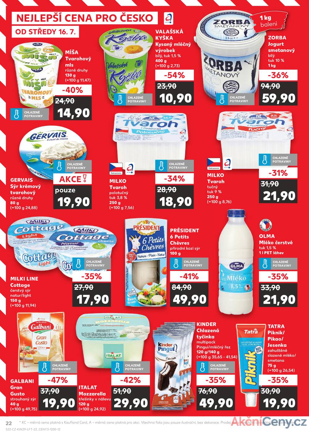 Leták Kaufland - Kaufland 16.7. - 22.7. - Kaufland - Příbram - strana 22