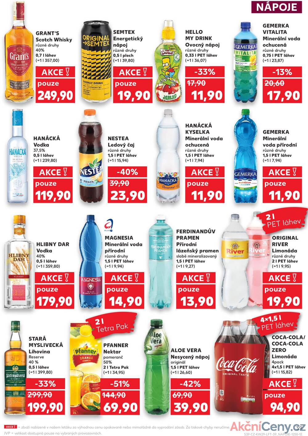 Leták Kaufland - Kaufland 16.7. - 22.7. - Kaufland - Klatovy - strana 39