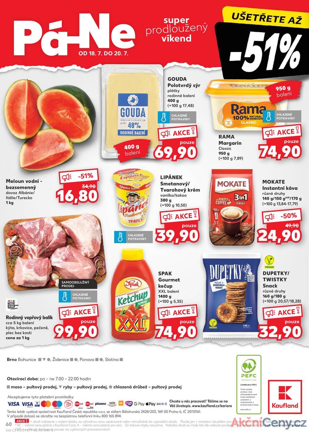 Leták Kaufland - Kaufland 16.7. - 22.7. - Kaufland - Brno - Slatina - strana 60