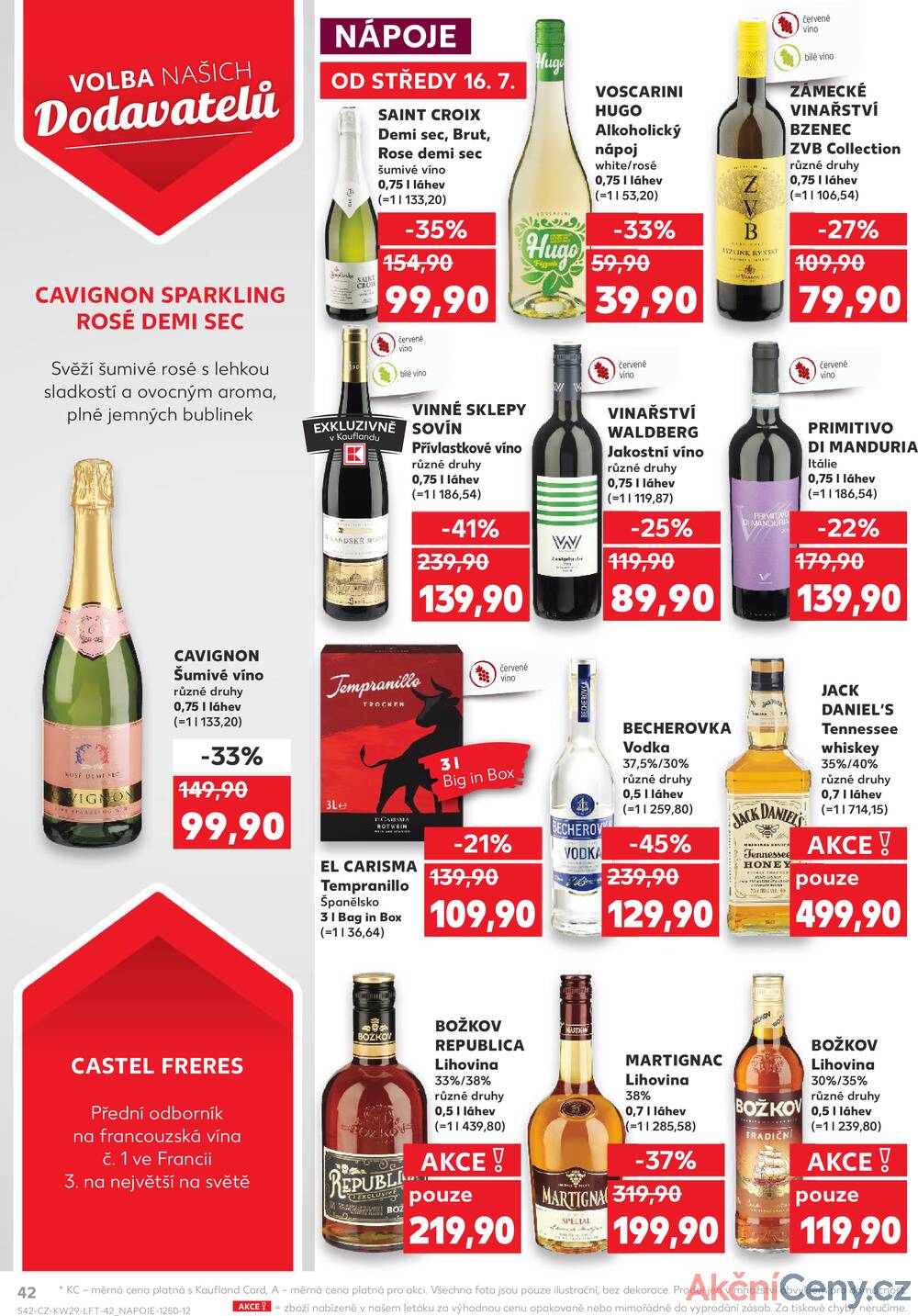 Leták Kaufland - Kaufland 16.7. - 22.7. - Kaufland - Olomouc - Hněvotínská - strana 42