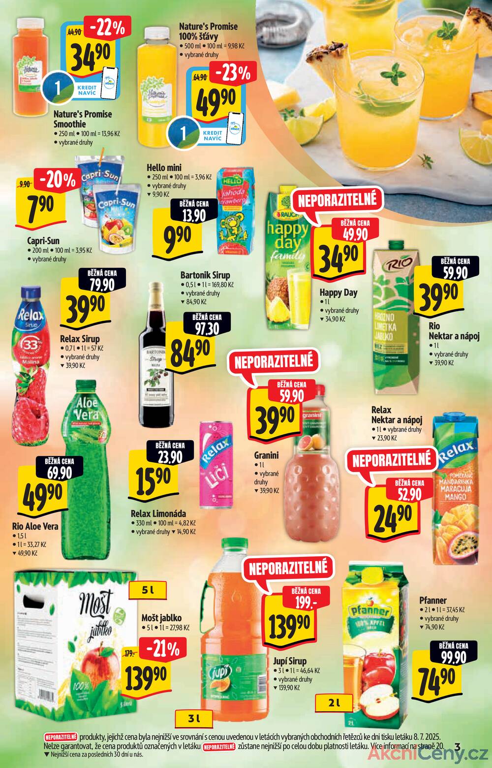 Leták Albert - Albert  Hypermarket katalog  Drinks od 16.7. do 29.7.2025 - strana 3