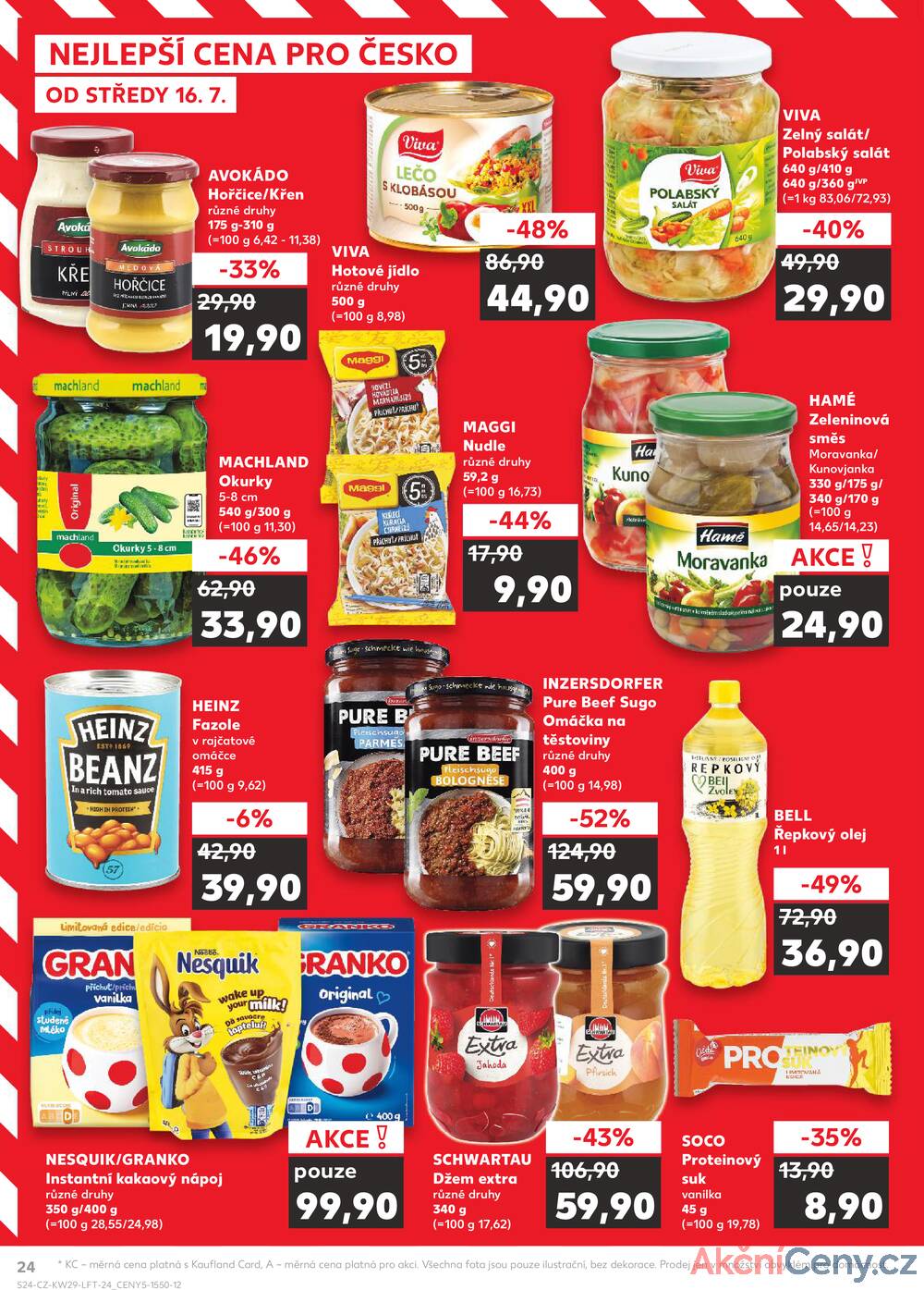 Leták Kaufland - Kaufland 16.7. - 22.7. - Kaufland - Pelhřimov - strana 24