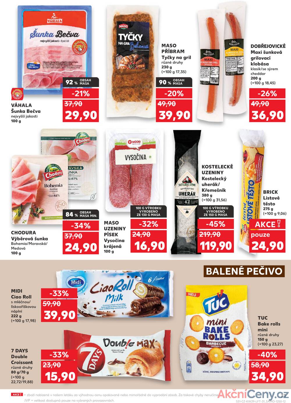 Leták Kaufland - Kaufland 16.7. - 22.7. - Kaufland - Veselí nad Moravou - strana 31