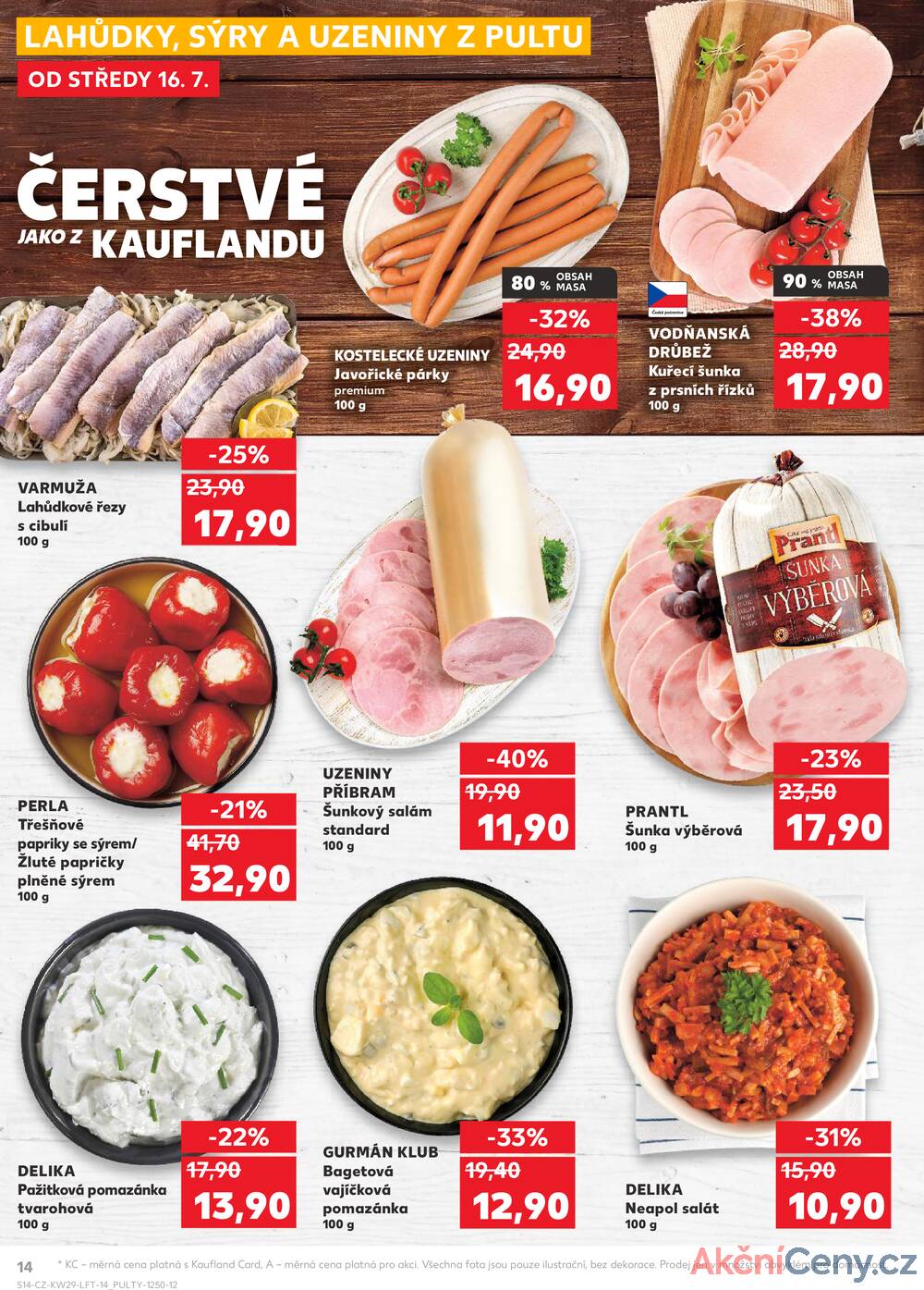 Leták Kaufland - Kaufland 16.7. - 22.7. - Kaufland Moravská Třebová - strana 14