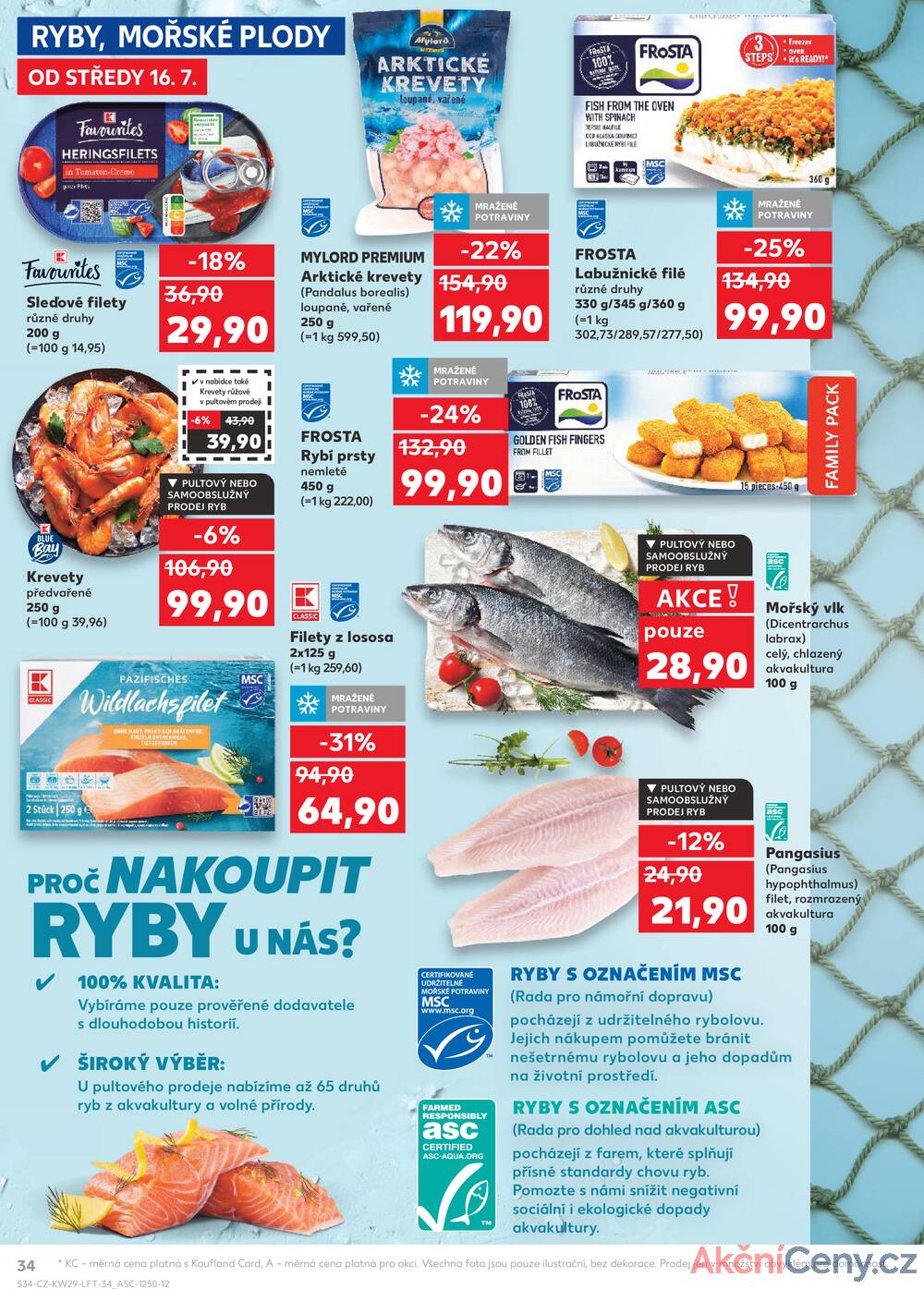 Leták Kaufland - Kaufland 16.7. - 22.7. - Kaufland - Ostrava - Zábřeh - strana 34