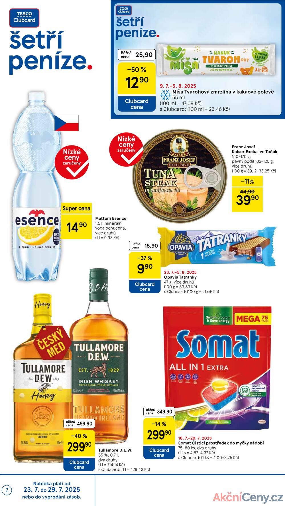Leták Tesco - Tesco supermarkety od 23.7. do 29.7.2025 - strana 2 Leták Tesco - Tesco supermarkety od 23.7. do 29.7.2025 - strana 2