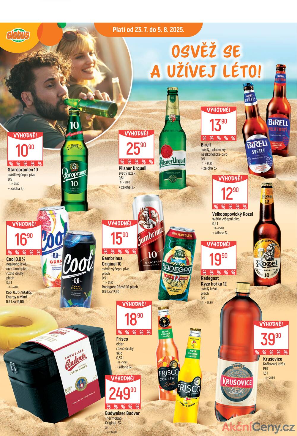 Leták Globus - Akční leták Globus 23.7. - 5.8.2025 - Globus Pardubice - strana 1