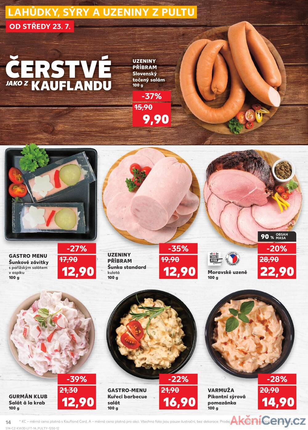 Leták Kaufland - Kaufland 23.7. - 29.7. - Kaufland - Třeboň - strana 14