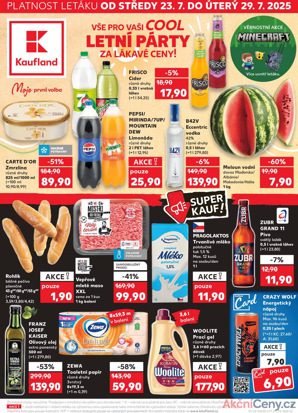 Leták Kaufland - Kaufland 23.7. - 29.7. - Kaufland - Rokycany - strana 1