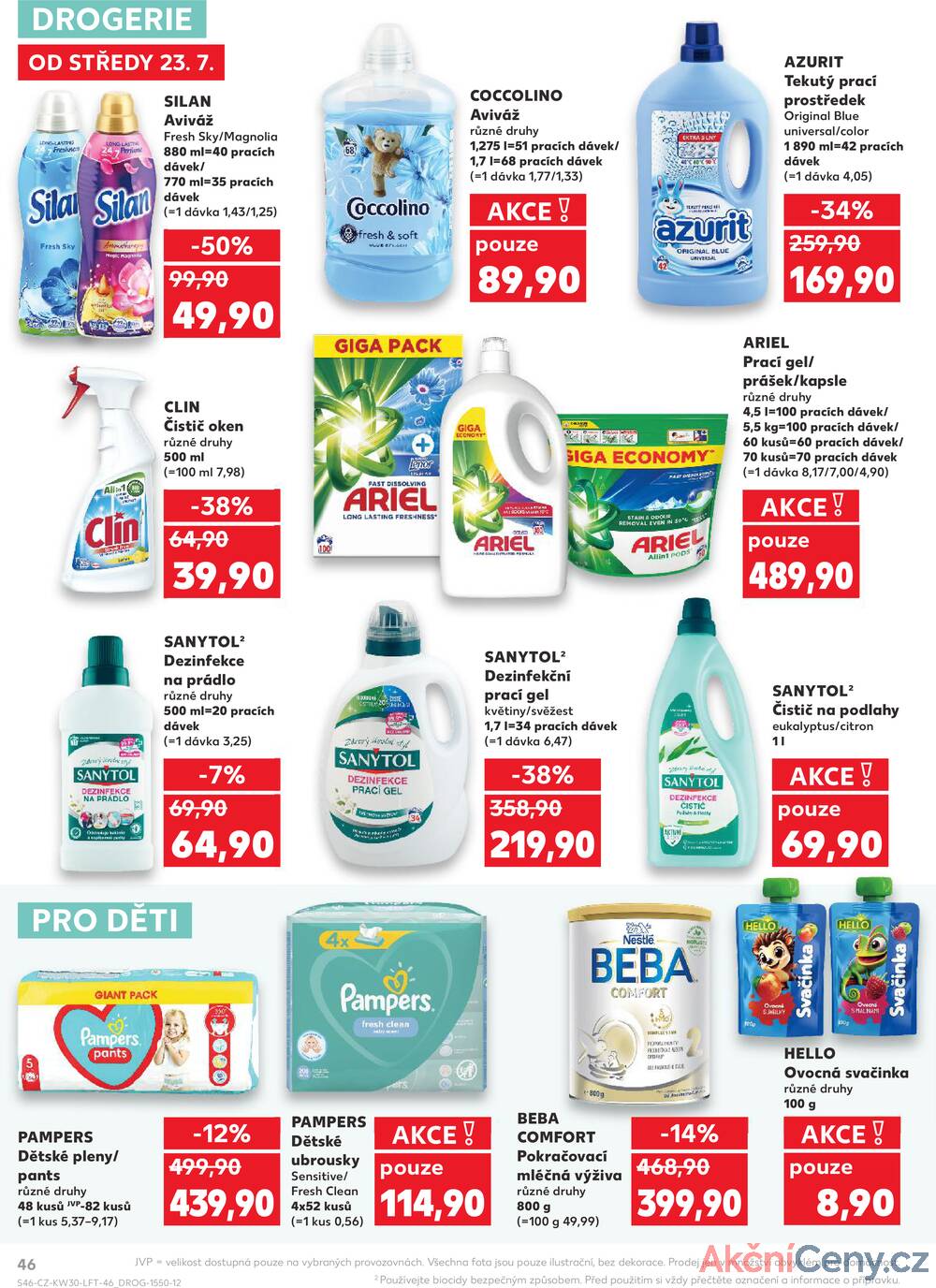 Leták Kaufland - Kaufland 23.7. - 29.7. - Kaufland - Děčín - strana 46