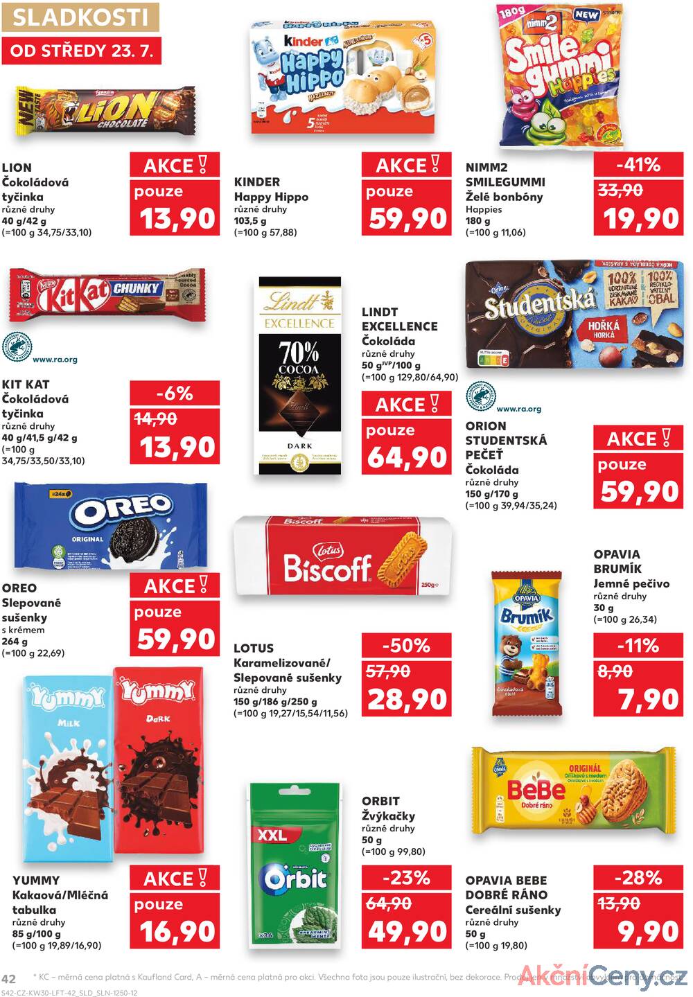 Leták Kaufland - Kaufland 23.7. - 29.7. - Kaufland - Hradec Králové - strana 42