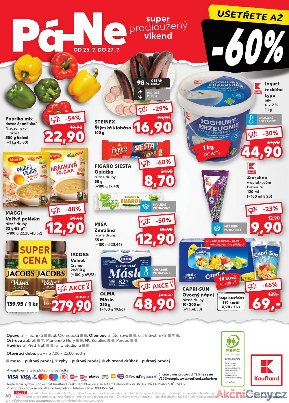 Leták Kaufland - Kaufland 23.7. - 29.7. - Kaufland - Olomouc - Hněvotínská - strana 60