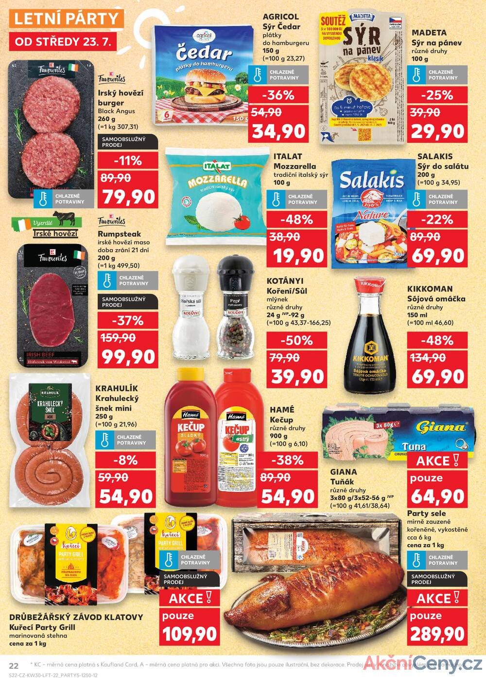 Leták Kaufland - Kaufland 23.7. - 29.7. - Kaufland - Ostrava - Poruba - strana 22