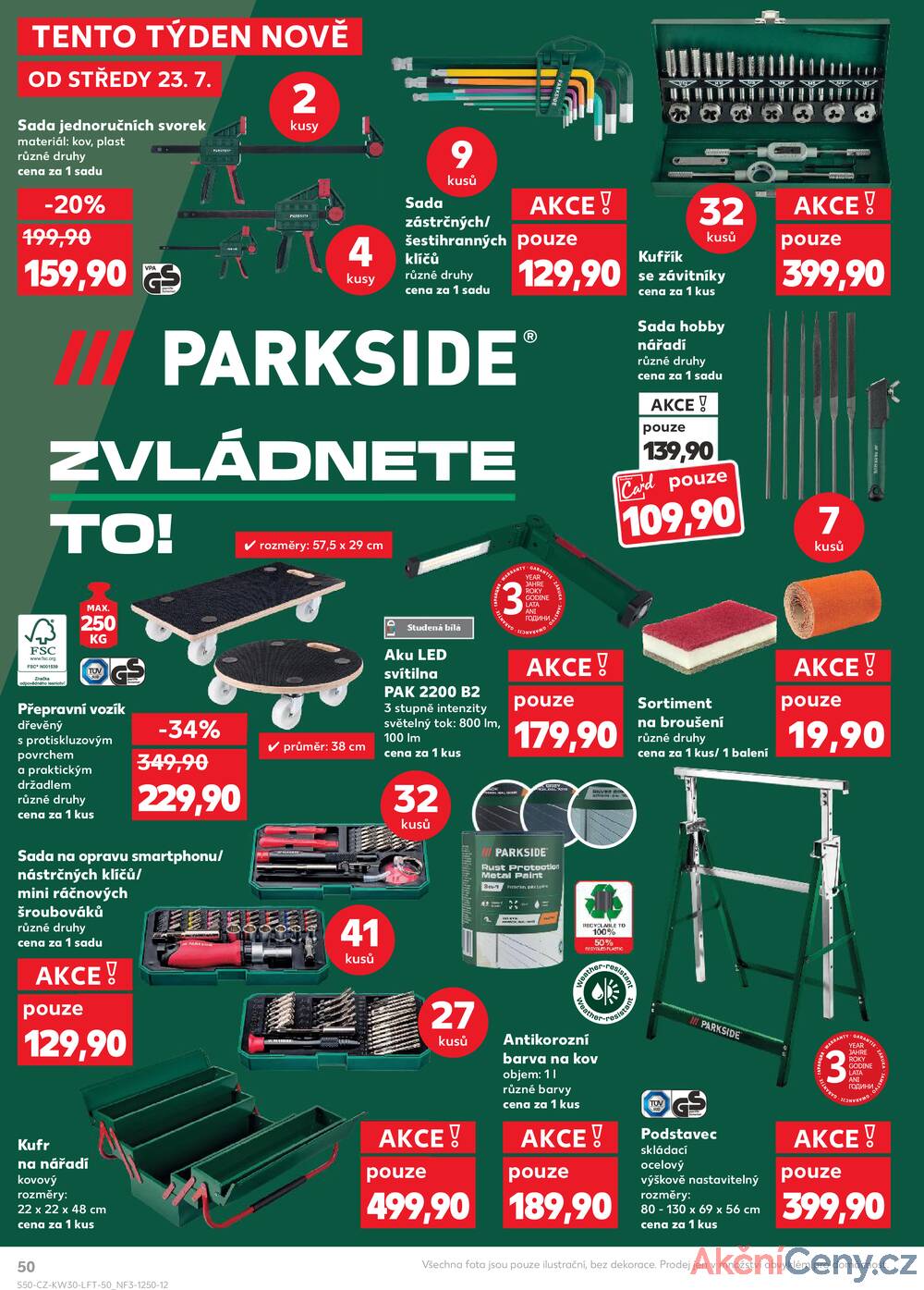 Leták Kaufland - Kaufland 23.7. - 29.7. - Kaufland Praha-Barrandov - strana 50
