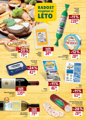 Billa katalog Léto od 30.7. do 19.8.2025