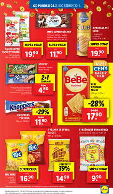 Lidl od 28.7. do 3.8.2025
