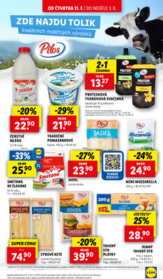 Lidl Čtvrtek od 31.7. do 3.8.2025
