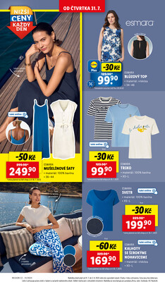 Lidl Čtvrtek od 31.7. do 3.8.2025