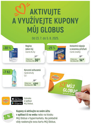 Akční leták Globus 30.7. - 5.8.2025 - Globus Praha - Zličín