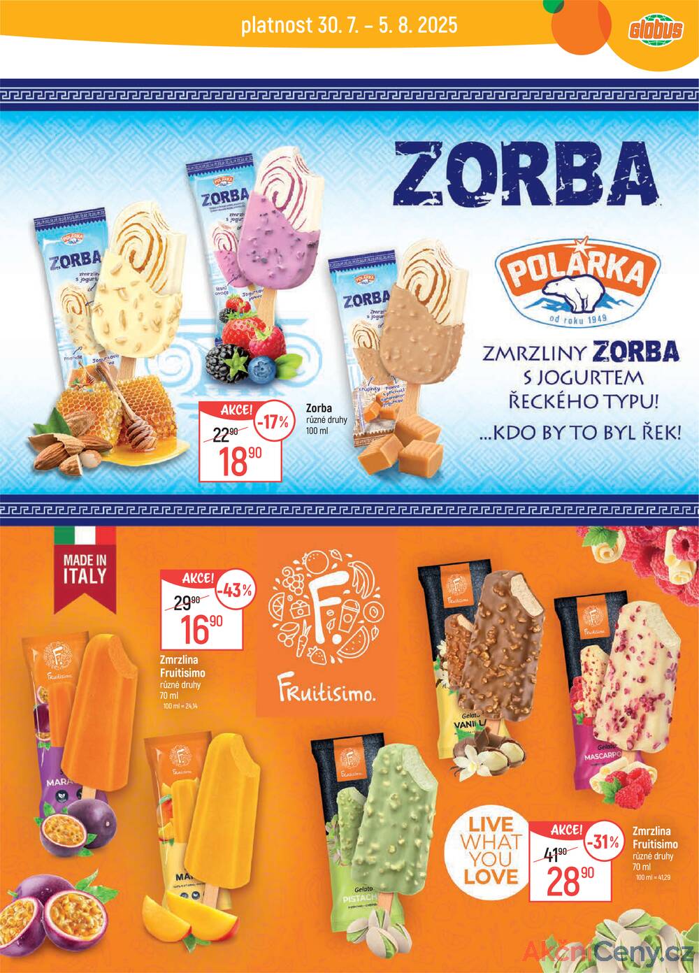 Leták Globus - Akční leták Globus 30.7. - 5.8.2025 - Globus Opava - strana 2
